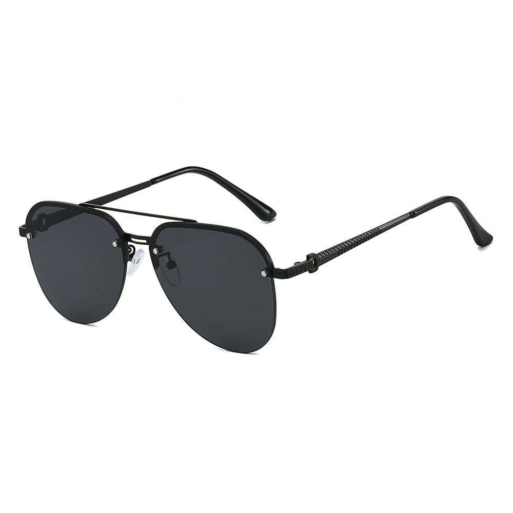 

New Double Bridge Gradient Oval Women Sun Glasses Y2K Luxury Thin Frame Design Men High Quality Versatile Sun Glasses UV400 as picture