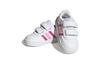 Adidas Neo Breaknet 2.0 Slip Resistant Abrasion Resistant Low top Baby & Toddler Shoes White Pink Infant And Toddler hp8973