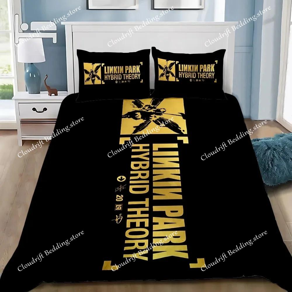 Rockband Linkin Park Bettwäsche-Sets Exquisites Bettwaren-Set Bettbezug Bettdecke Bettwäsche-Set Luxuriöses Geburtstagsgeschenk