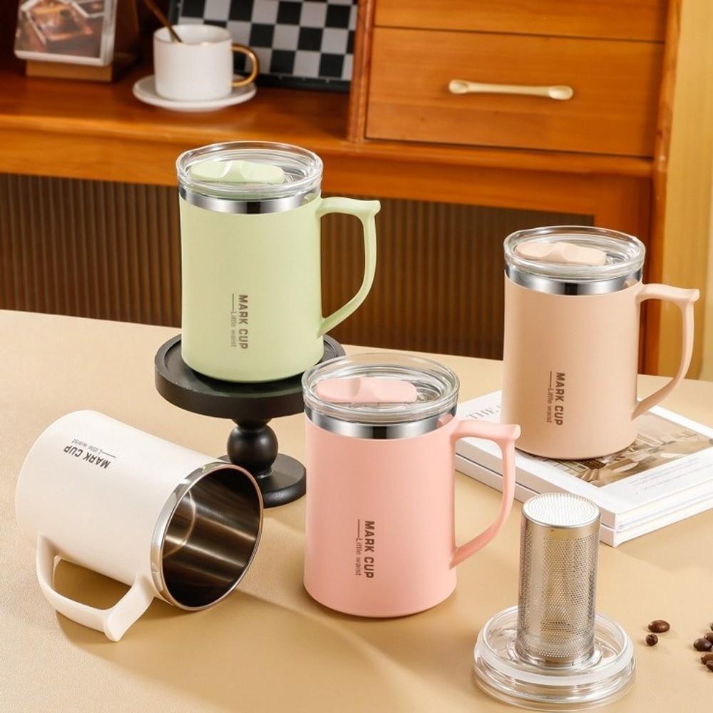 With Tea Filter Insulated Coffee Cup Large Capacity Water Cup Portable Thermal Mug  Travel