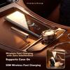 Mofi Central Axis Rear Case Compatible with Huawei Mate X7 Classic Edition Foldable Screen Lens Protection Ultra-Thin Magnetic Genuine Leather Black