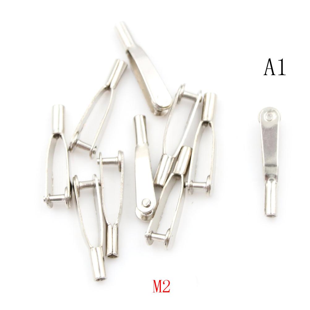 10Pcs M2/M3 Metal Clevis Chuck Rod Clamp for RC Airplane Car Boat