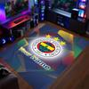 Crystal Velvet Rug Fenerbahçe FC Print Custom Name Text Floor Mat Home Decor