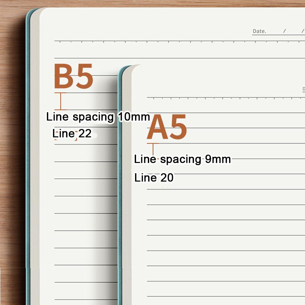 (Logo Can Be Engraved) A5/B5 Student Subject Notebook, Business Notebook, Diary, Work Meeting Minutes, Travel Log