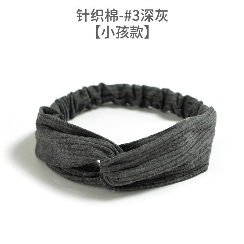 Elastic Crossed Headband Solid Color Knitted Cotton Suede Headband Ladies Hair Accessories Hair Band Headgear