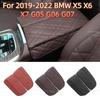 Pentru BMW X5 X6 X7 G05 G06 G07 Mașină cu Volan pe Stânga Capac Cutie Cotieră Piele PU Protector Console Centrală Pernă Pad Accesorii Interior Auto