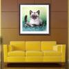 DIY Diamond Mosaic Cartoon Cats Handmade Diamond Painting Cross Stitch Kits