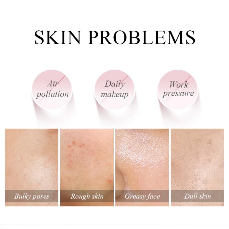 LAIKOU Sakura Face Mud Mask Whitening Cleansing Shrink Pores Reduce Acne Blackheads12pcs