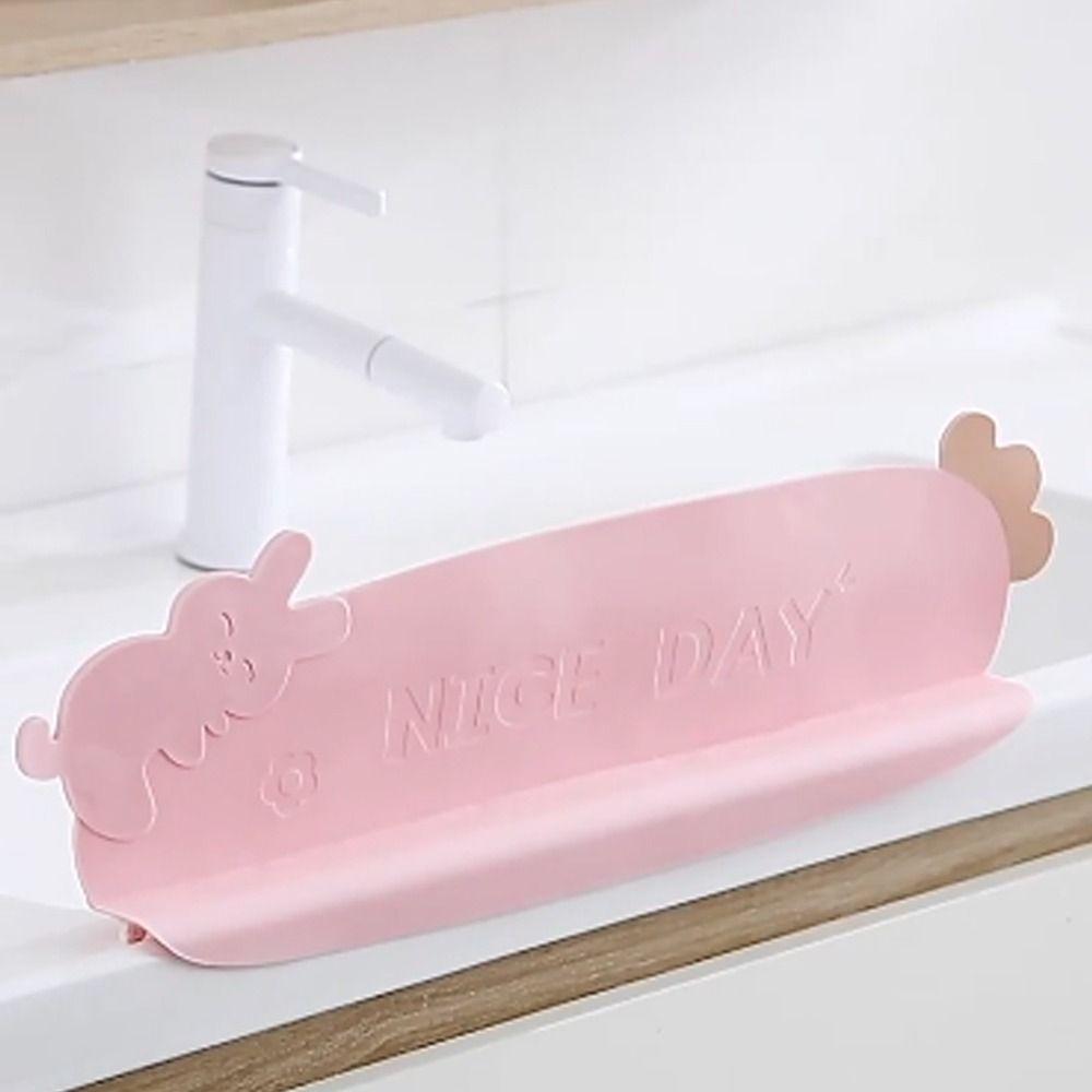 Silicone Kitchen Water Baffle Soft Anti-splash Sink Splash Guard Reusable Practical Water Blocking Board Splash Protector
