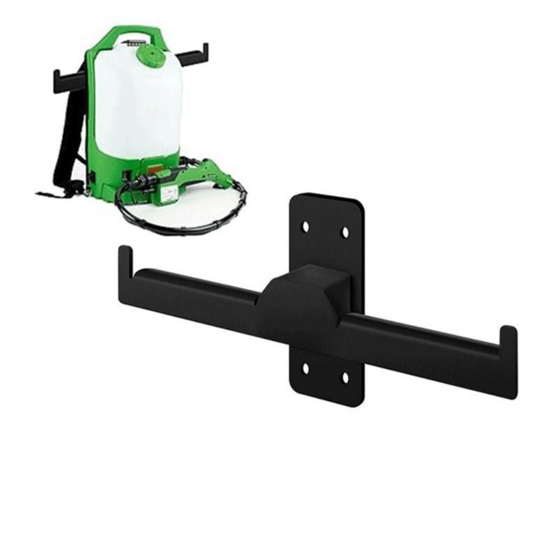 Wall Mounted Holder for Backpack Sprayer and Chainsaw Stainless Steel Leaf Blower Stand Garden Accessories Hanger