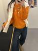 Women's Winter Mori Style Embroidered Knit Sweater - Loose, Age-Reducing, Soft & Fresh