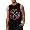 Men Sleeveless Tank Top Casual Muscle Shirt Labor Day Graphic Print Cotton Blend Lightweight Workout Gym Apparel