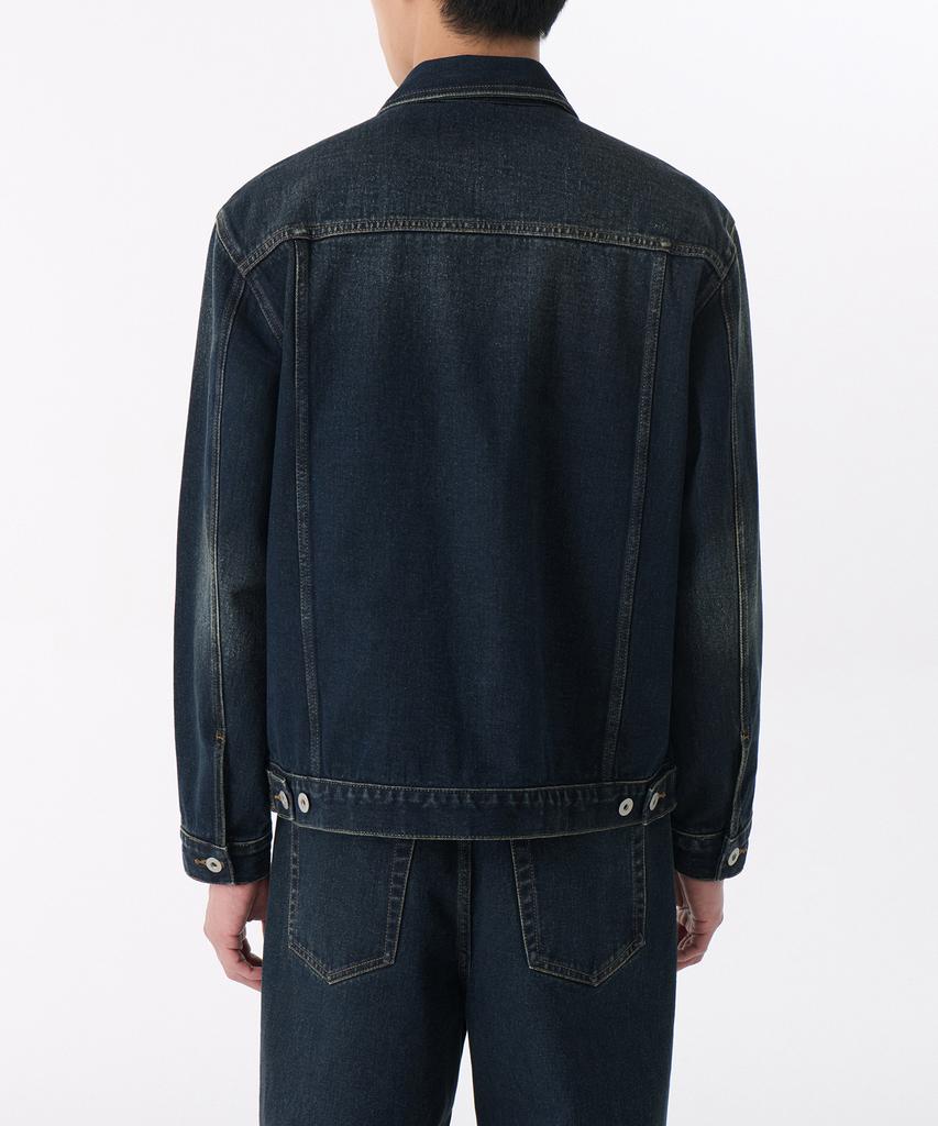 Musinsa Standard Relaxed Denim Trucker Jacket 2 [Dark Blue]