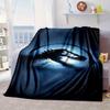 Dinosaur Moonlit Adventure Blanket Flannel Blanket for bed, sofa, Camping, Hiking, Picnic Essentials, gift for family Fan gifts