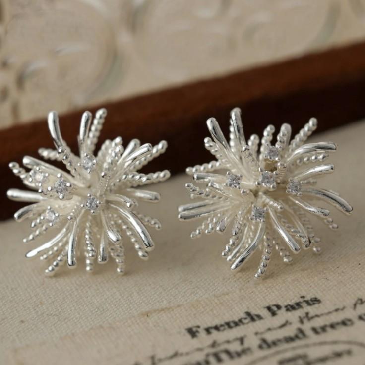 

Exaggerated Dandelion Earrings, Light Luxury, High-end, Retro Temperament, Versatile Earrings, Exquisite, Niche, Unique Earrings