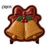 Christmas Party Food Prep Mini Pie Mold for Hand Pies, Holiday Gingerbread Man House Santa Claus Dough Stamp Baking Press Tools Pastry Cookies,