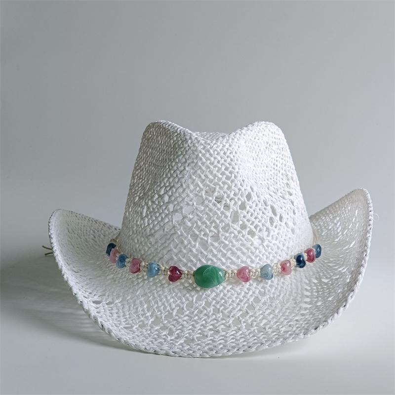 Straw Hat Women s Hat Cowboy New Western Cowboy Sun Hat Spring Knight Hat Men s Jazz Hat Summer Cowboy Hat Sombrero hombre 56-58cm
