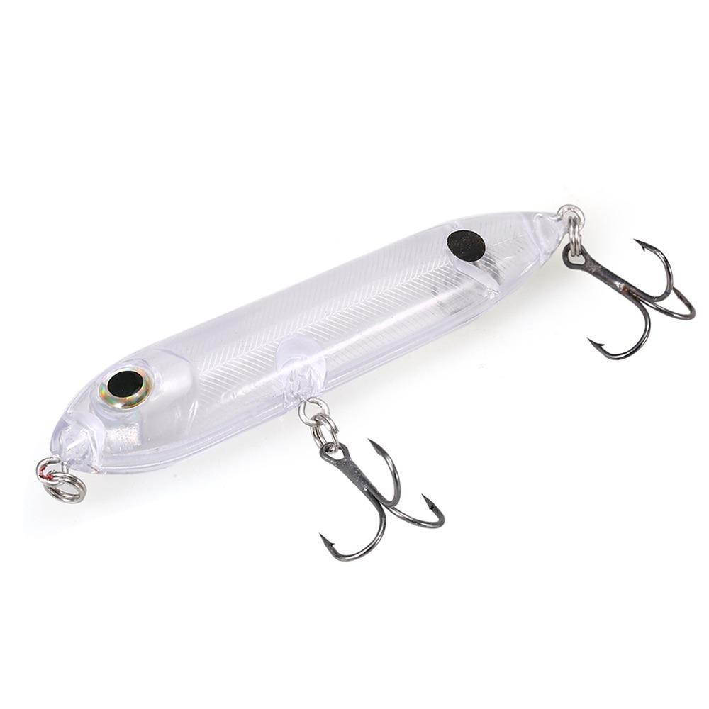 With 3D Eyes Pencil Popper Lure ABS Hard Bait Lure Topwater Fishing Lure  Freshwater Fishing