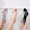 Sandals Women's Middle Heel 2025 Summer New Women's Shoes Temperament High Heels Fairy Style Roman Shoes Simple Crystal Shoes