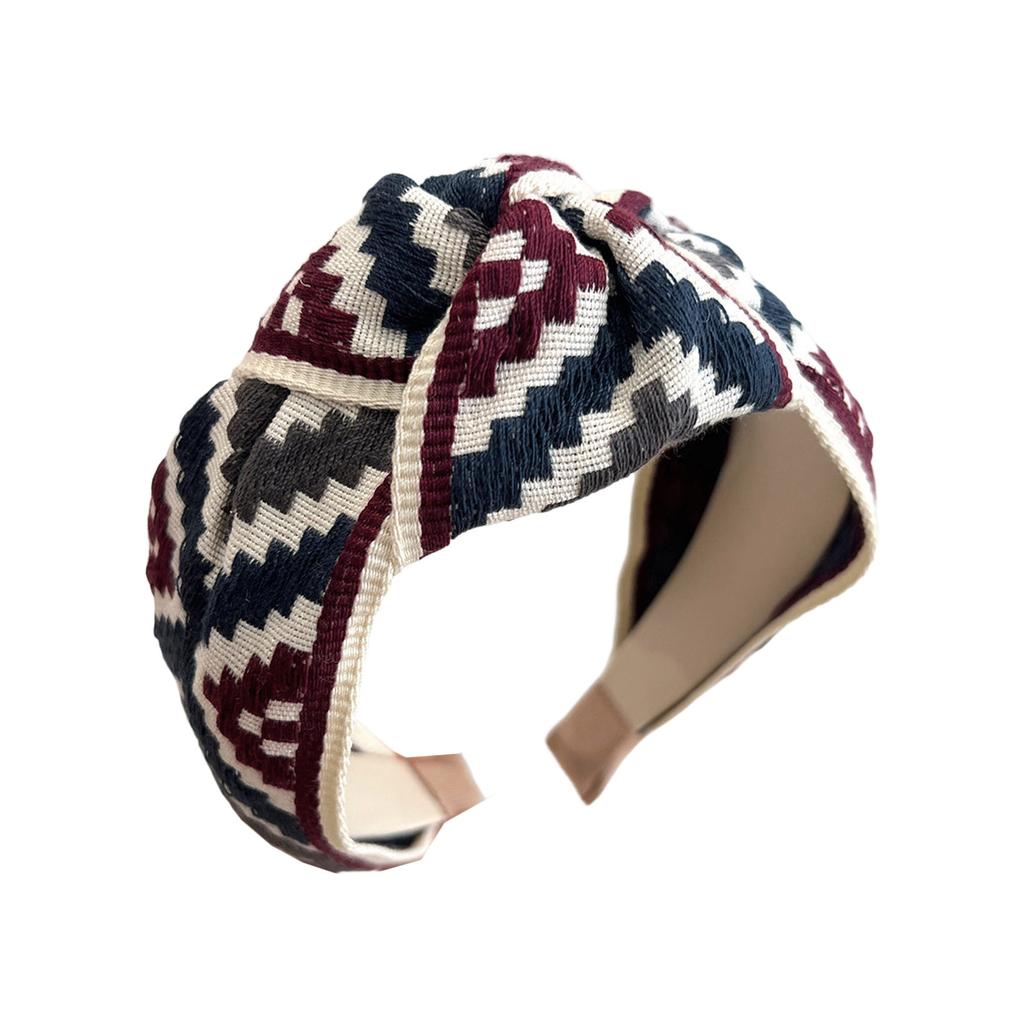 Creatieve Geborduurde Haarbanden Elastische Boheemse Hoofdbanden Strand Haaraccessoire Voor Vrouwen Culturele Mode Accessoires