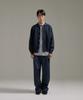 BLANKROOM Raglan Collar Cardigan_Navy