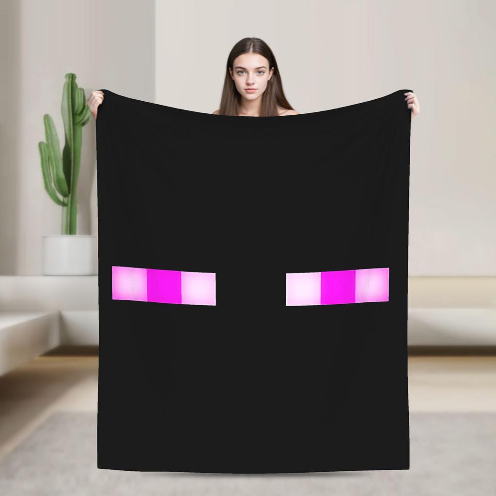 Pig Pixel Game Blanket Quality Warm Soft  Throw Blanket Winter Picnic Couch Chair Sofa Bed Novelty Bedspread