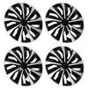 4pcs Hubcap 15 Inch Hubcaps Wheel Covers Replacement for Fiat 500 and Most Cars