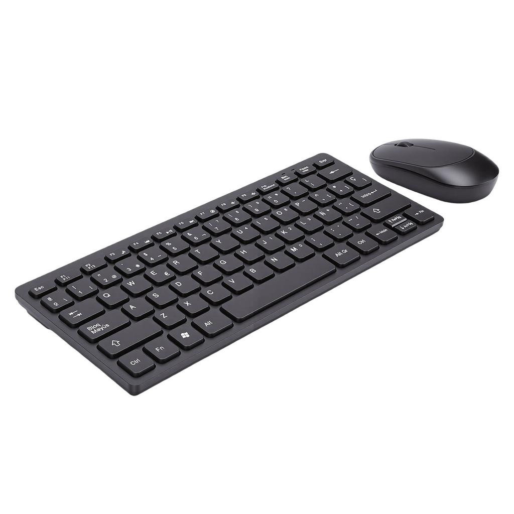 Spanish Wireless Keyboard 78 Keys Keyboard and Mouse for PC Laptop Thin and Lightweight