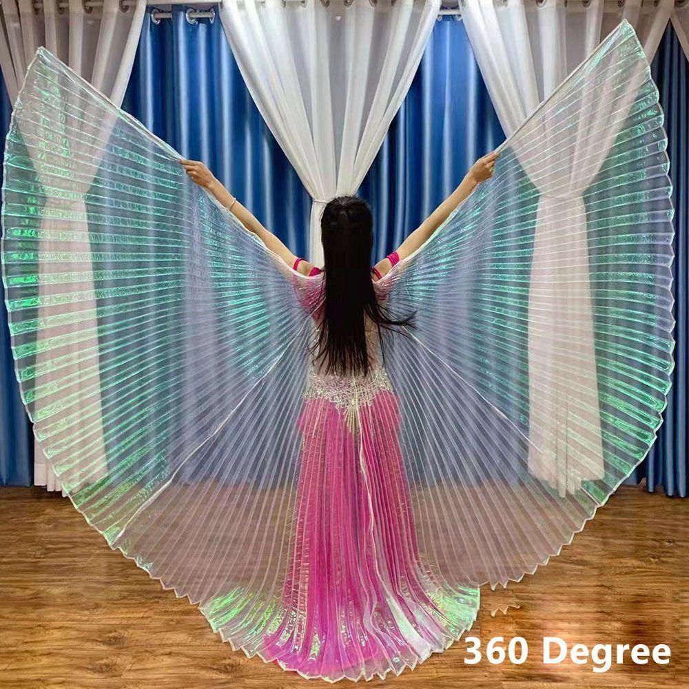 with Telescopic Sticks Belly Dance Wings Scalable Rods Dance Props Belly Dance Accessories Props