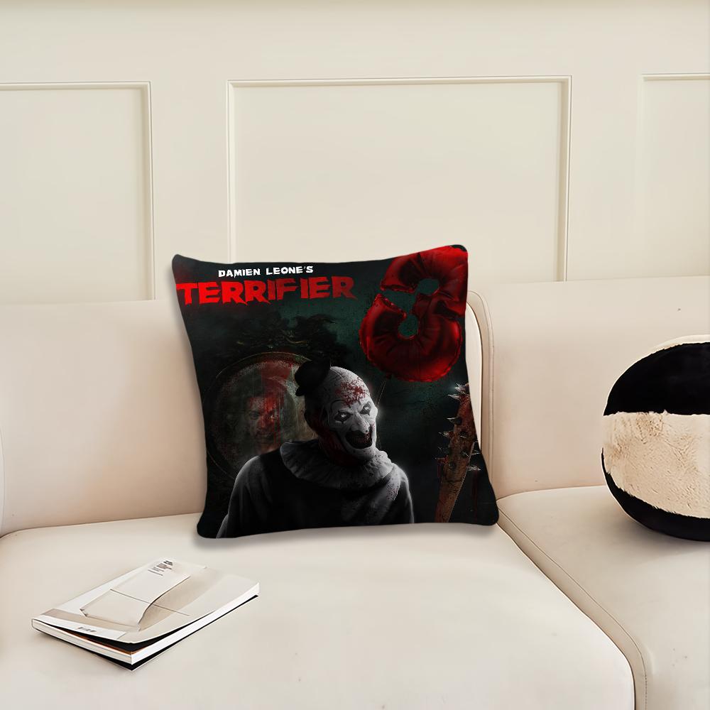 Hot Film Horrible T-Terrifier 3 cushion cover Pillow Cover Decoration Room Home Sofa living Office Car Nordic Simplicity