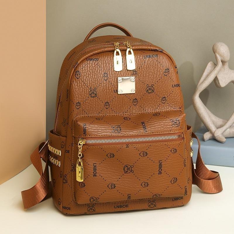 Cartoon-pattern Large capacity Student Backpack Fashionable Double shoulder Bag
