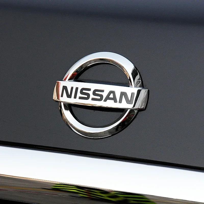 Auto Frontgrill Heckklappe Emblem Logo Aufkleber Lenkrad Abzeichen Für Nissan Juke Leaf Micra Altima Maxima Patrol Sentra Teana