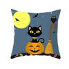 Halloween Cute Kitten Office Living Room Sofa Car Decorative Pillowcase