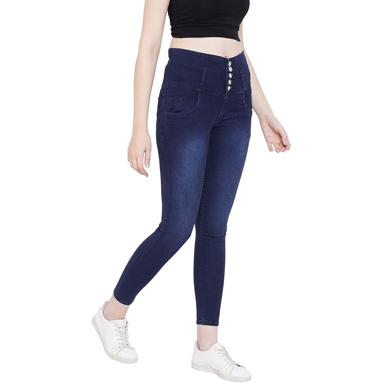 Nifty Women' Denim Stretchable High Waist Jeans (1236, , )