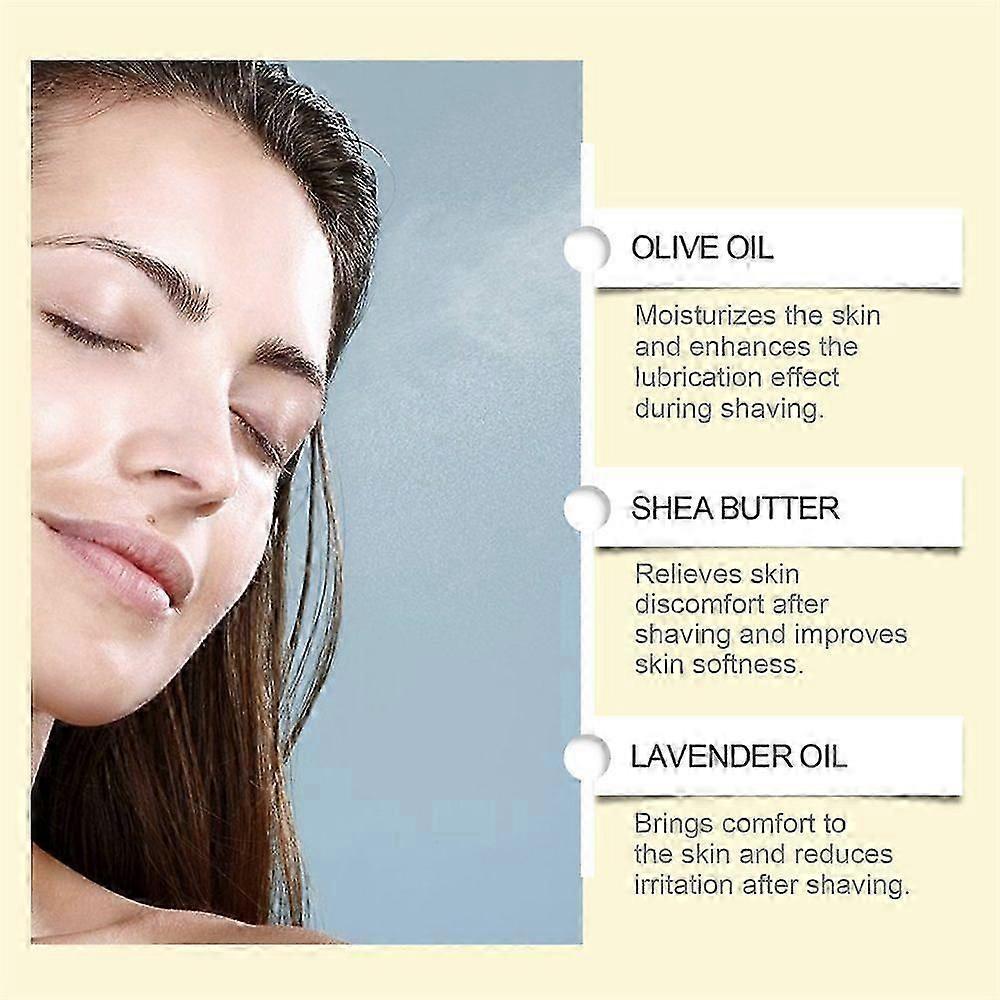 1-3pcs 100ml Shaving Face Oil W/ Shaver, Shave Oil for Women, Softens Area Pre Shave & After Shave