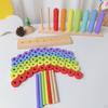 Color Sorting And Stacking Toy – Game to Promote Fine Motor Skills Learning Educational