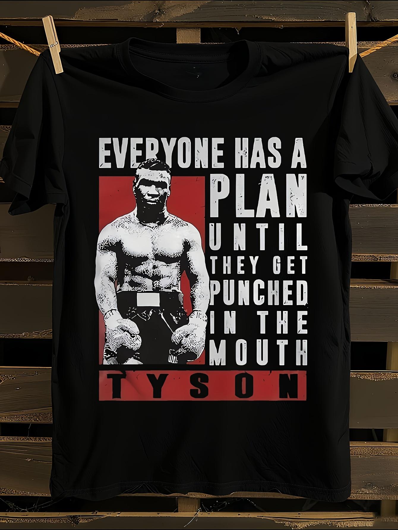 Mike Tyson Boxing Quote T-shirt S