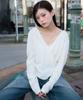 ROSEFRANTZ Wrap Shirring Hood Long Sleeve [Ivory]