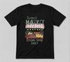 Farmers Market Summer Graphic Italian Summer Black Unisex T-Shirt