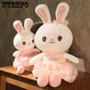 Rabbit Plush Toy Girl Rag Doll Child Girl Sleeping with A Large Pillow Cute Little White Rabbit Doll