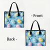 Easter Pattern Tote Bag Casual Daily Shopping Handbag Lightweight Large Capacity Shoulder Bag for Women