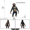 King Kong Chimpanzee Model: Plastic Gorilla Ornament for Children's Cognitive Play