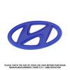 Car Steering Wheel Badge Logo Auto Badge Styling Decal Accessories For HYUNDAI i20 i30 Tucson i10 ix35 i40 Veloster Genesis Kona lh3