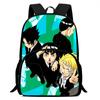 NARUTO Anime Kids Backpack Adjustable Shoulder Strap Front Pocket Lightweight Durable School Backpack For Boys Girls Age 6-11