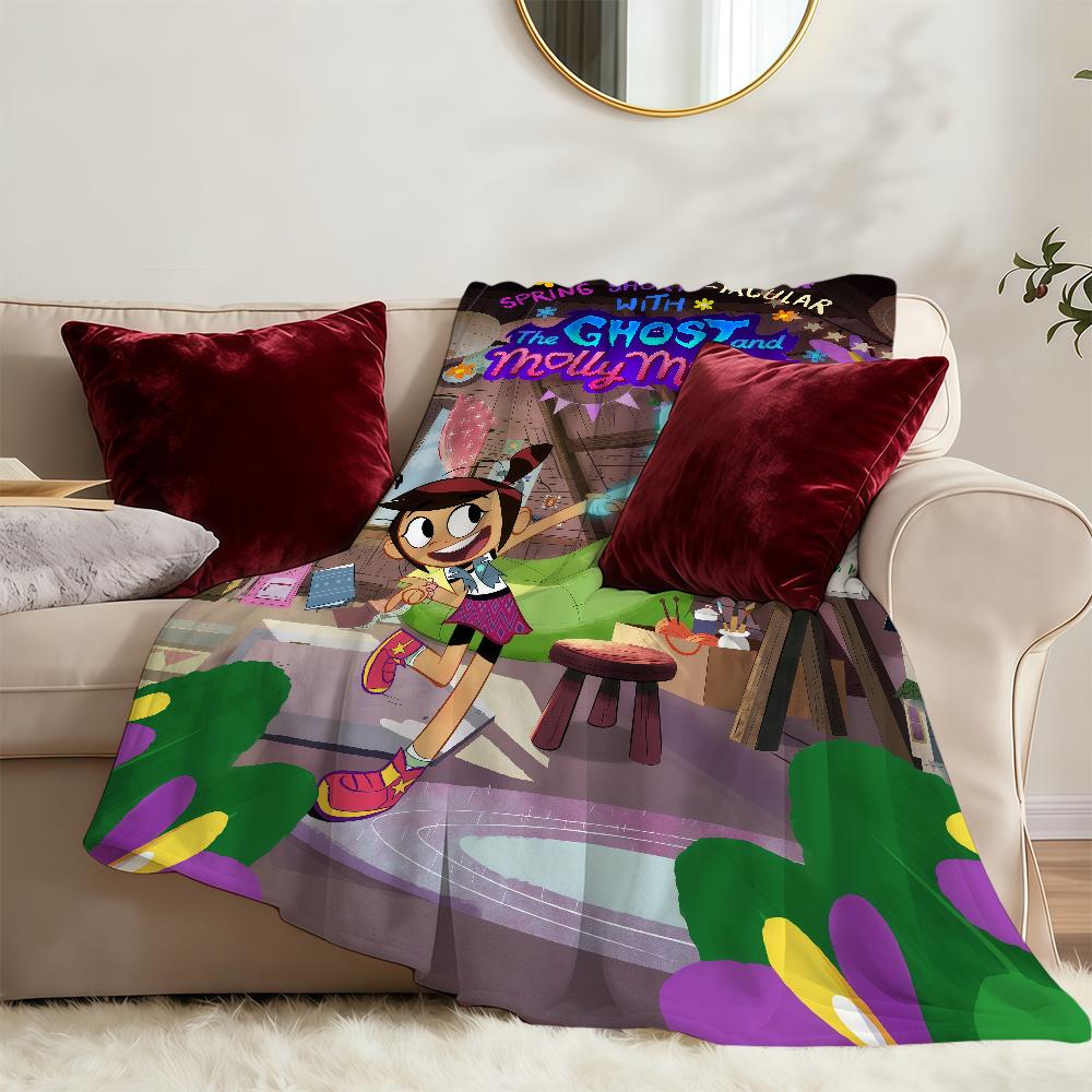 The G-GhostS-ES And M-MollyS M-McGeeS Blanket Soft Warm Furry Throw Super Kids Toys Bed Sofa Car Cradle