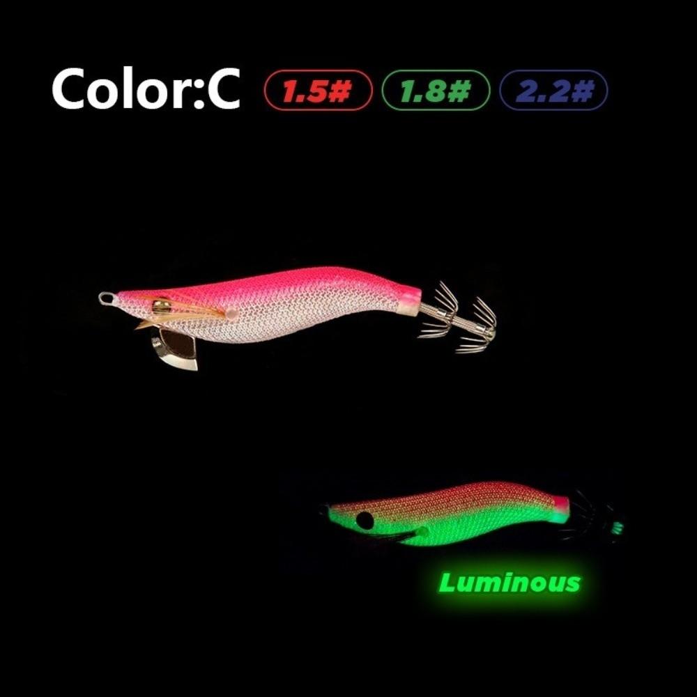 5.2g Squid Jig 6cm Hard Bait Hard Fishing Lure Fishing Lure  Night Fishing