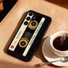R-Retro C-Cassette T-tape Phone Case For Samsung S26,S25,24,23,22,30,21,10,9,Ultra,Plus,Lite,FE Soft Black Case