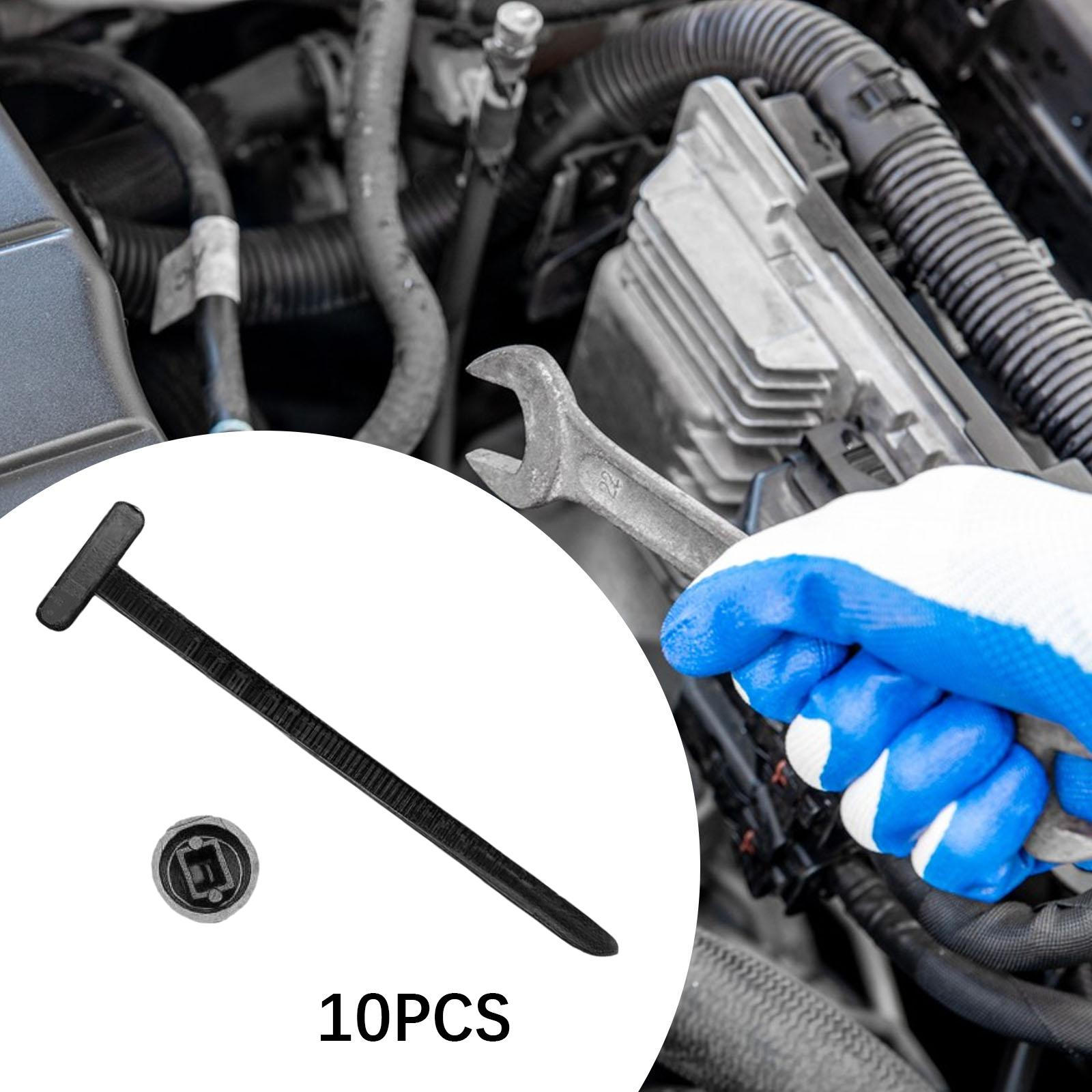 

Пряжка для кабельной стяжки Самозащелкивающийся ремешок Застежки Клипсы для Ежедневного Ремонта Автомобиля 10PCS