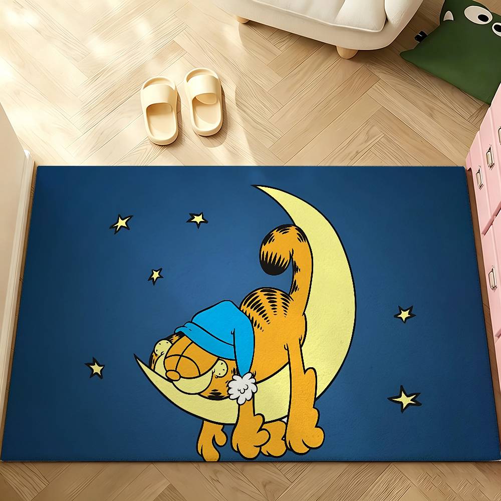 Anime-G-garfieldS Cute Carpet Bathroom Anti-slip Mat Door Mat Home Decoration Mat Entrance Door Mat Scratch-resistant Door Mat