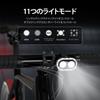 CYCLAMI Bicycle Light USB Rechargeable Headlight and Tail Lamp Brake